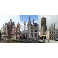 Ansichten von Brügge, Gent und Mechelen