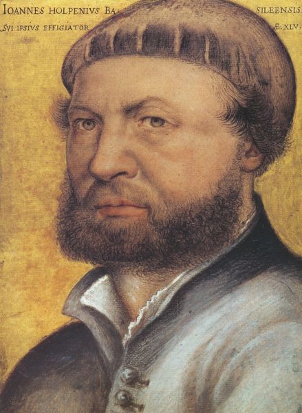 Selbstportrait von Hans Holbein