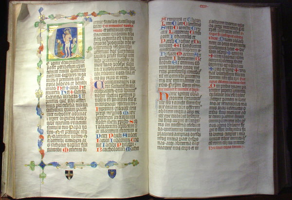 Handschrift des Liber Pontificalis aus dem Besitz Albert de Sternbergs
