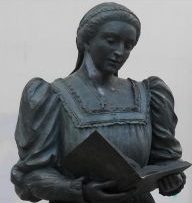 Statue von Maria Enriquez de Luna in Gandia.