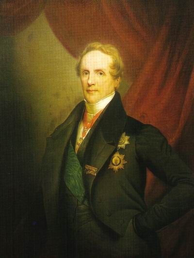Portrait von Friedrich August II. von Sachsen.