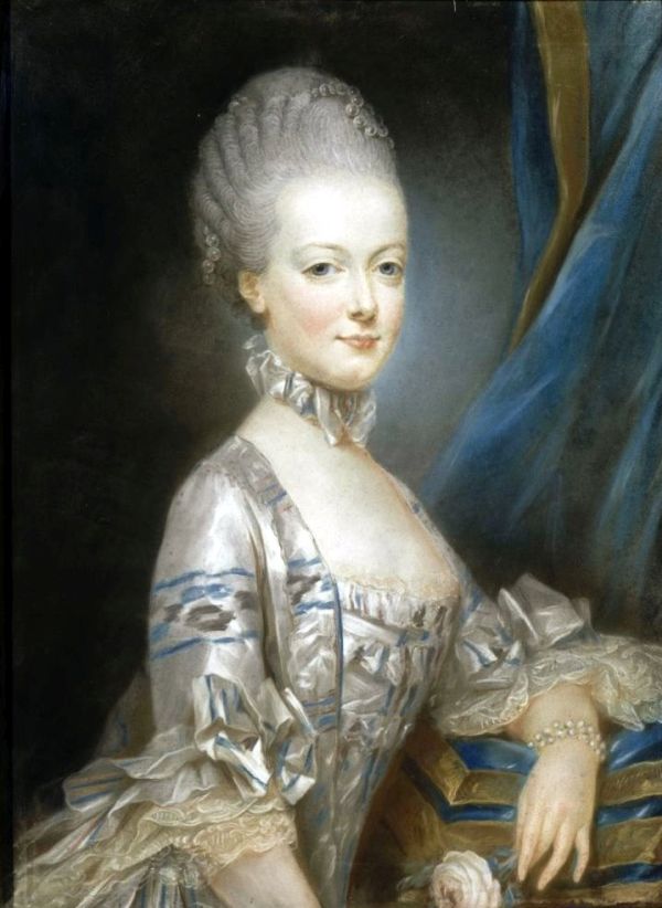Marie Antoinette als Braut im Alter von 14 Jahren.