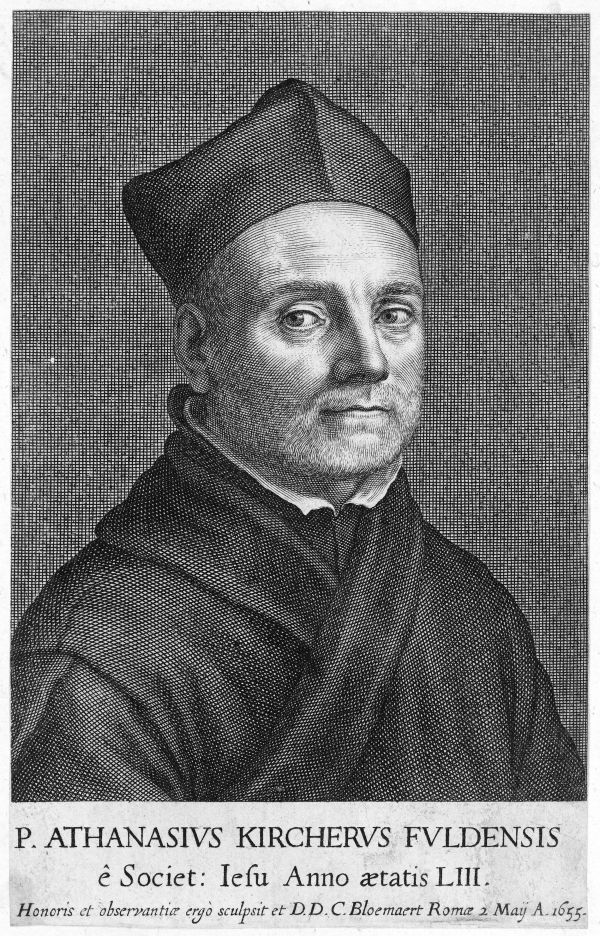 Portrait des frühneuzeitlichen Gelehrten Athanasius Kircher.