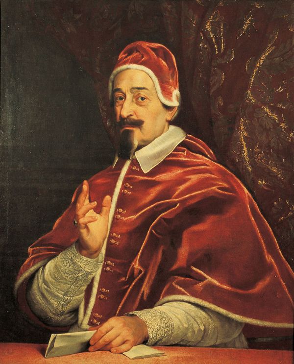 Portrait von Fabio Chigi als Papst Alexander VII.