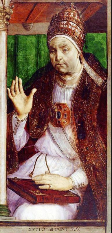 Portrait von Francesco della Rovere, Papst Sixtus IV.