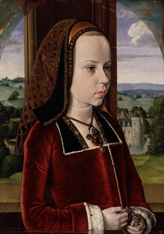 Margarete von Österreich als junges Mädchen.