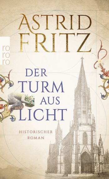Cover des Romans "Der Turm aus Licht" von Astrid Fritz über das Freiburger Münster.