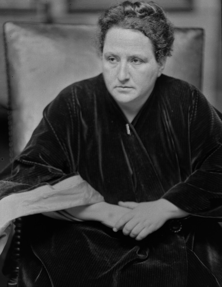 Die Literatin und Mäzenin Gertrude Stein - und die einzige Person in Beachs Umfeld, die "Ulysses" wirklich nicht mochte.