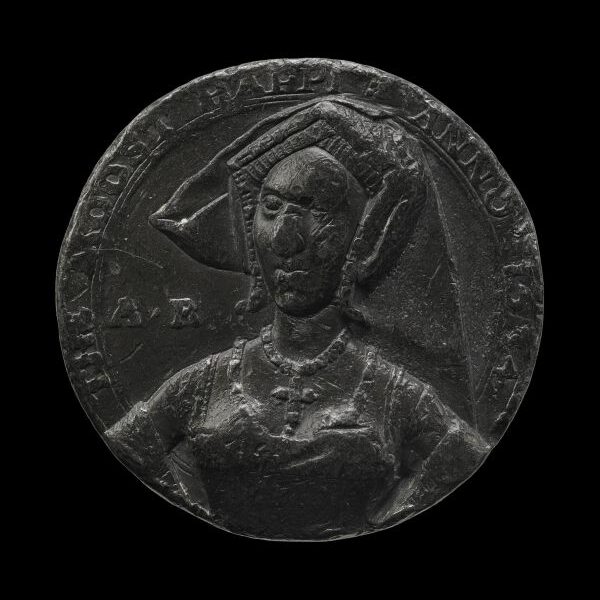 Die "Moost Happi"-Medaille aus dem Jahr 1534, die Anne Boleyn zeigt.